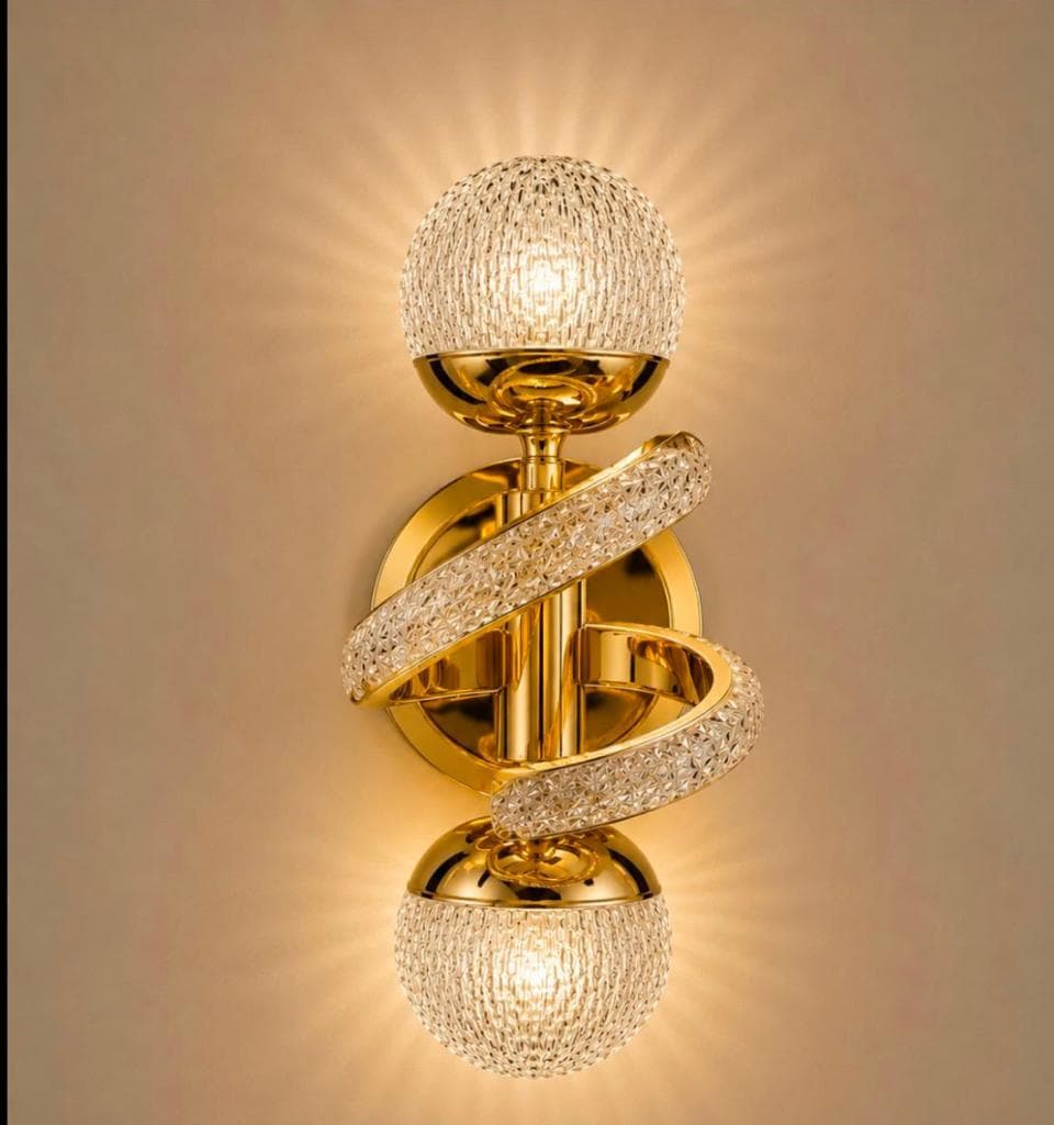 Twist Sphere Wall Light