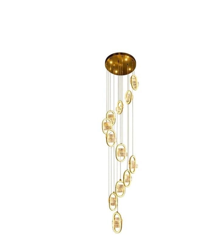 Orbit Ring Spiral Pendant