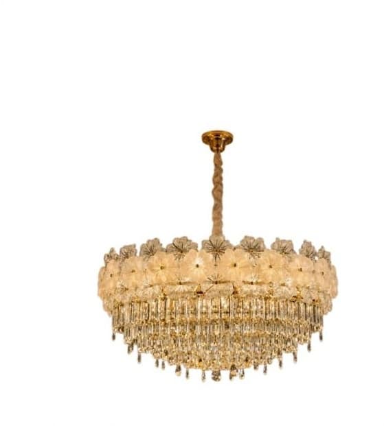 Petal Bloom Crystal Chandelier