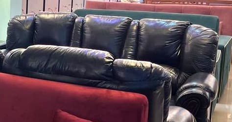 Onyx Leather Sofa